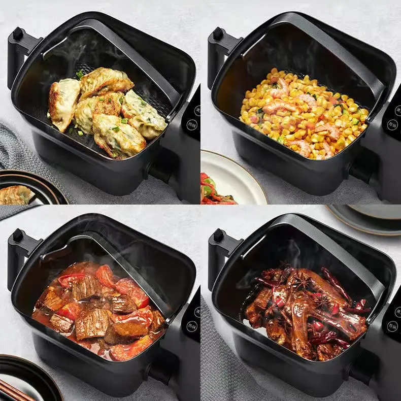 Electric wok kitchen cook robot Cooking multi-function pans Stir-Frying pot Food Cooking Machine automatic stir fry 500 dishes