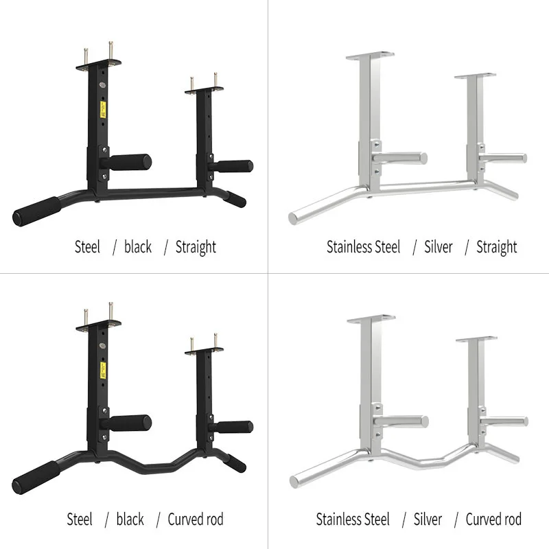 Pull Up Bars， Wall Mounted Horizontal Bar， Grips Strength Muscle Workout， Home Gym Heavy Fitness Training Equipments Bearing 300