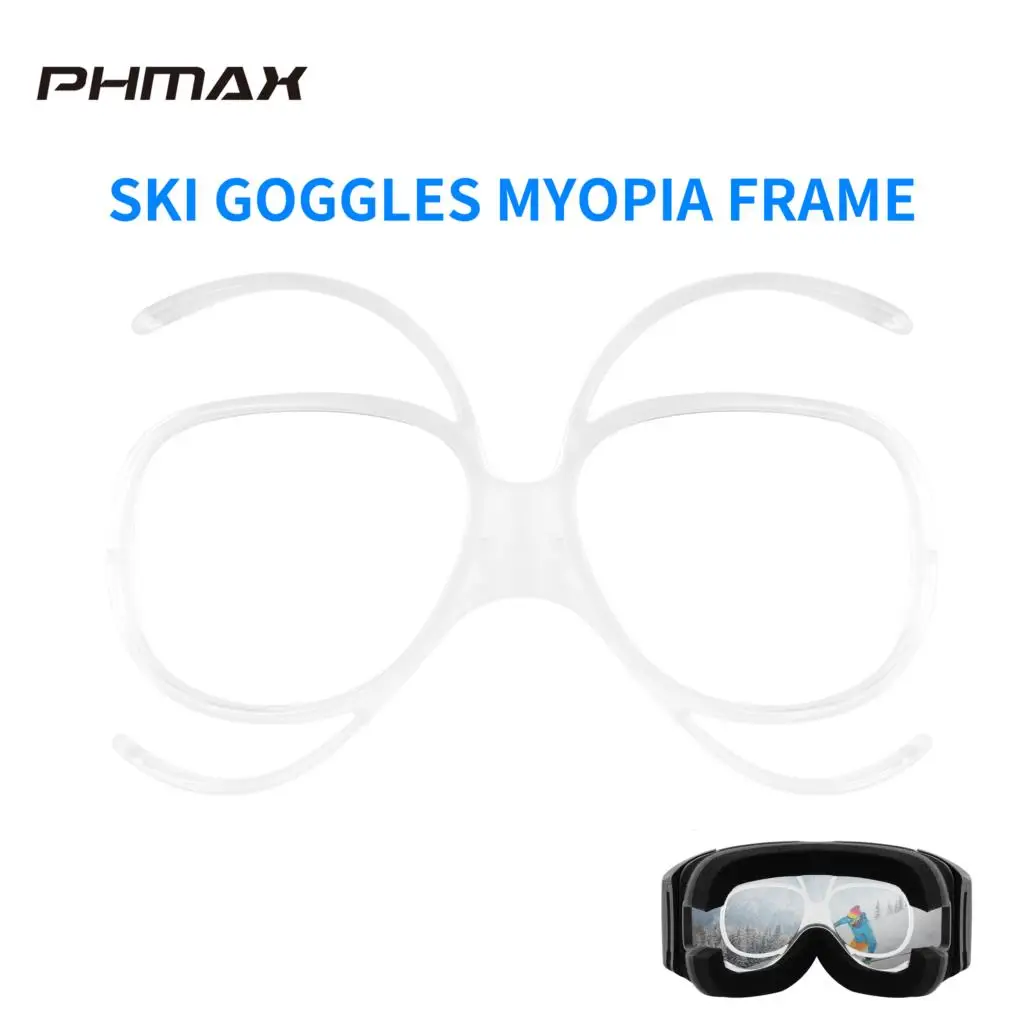 

PHMAX Ski Goggles Glasses Myopia Frame Skiing Snowboard Goggles Myopia Lens Frame Myopia Comfortable Glasses Frame