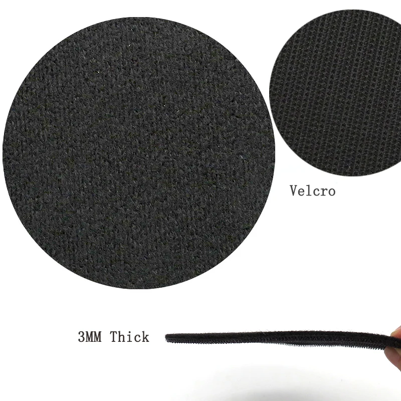 Imagem -06 - Pacote Novo Polegadas 125 mm Furos Almofada de Interface de Proteção de Superfície Ultrafina para Lixar Almofadas Gancho & Loop Discos de Lixamento Esponja 2
