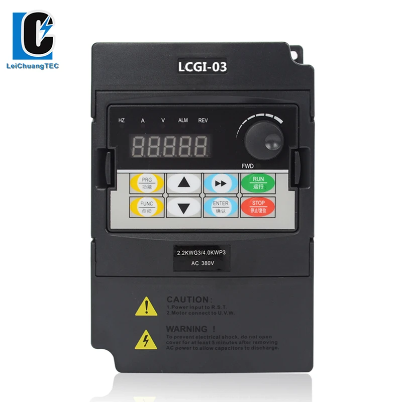 

VFD 2.2KW 3-Phase Motor Control 380VAC Variable Frequency Inverter 50Hz 60Hz