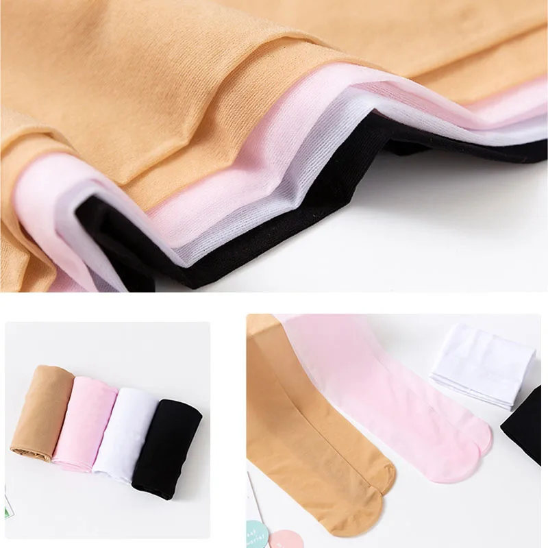 Girls ultra-thin pantyhose summer children pantyhose white stretch casual fashion dance special anti-hook silk kids girls tights