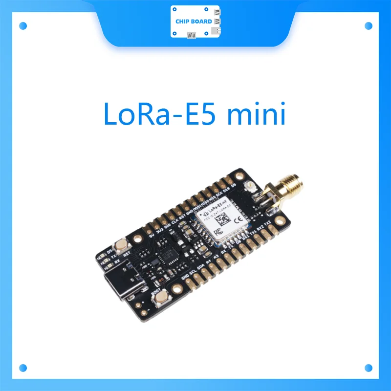 

LoRa-E5 mini (STM32WLE5JC) Dev Board, LoRaWAN protocol and worldwide frequency supported