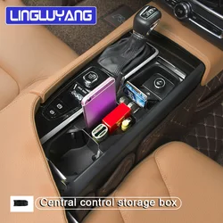 Car styling for volvo S90 V60 XC60 XC90 S60 V90 central control cup holder storage box car Accessories