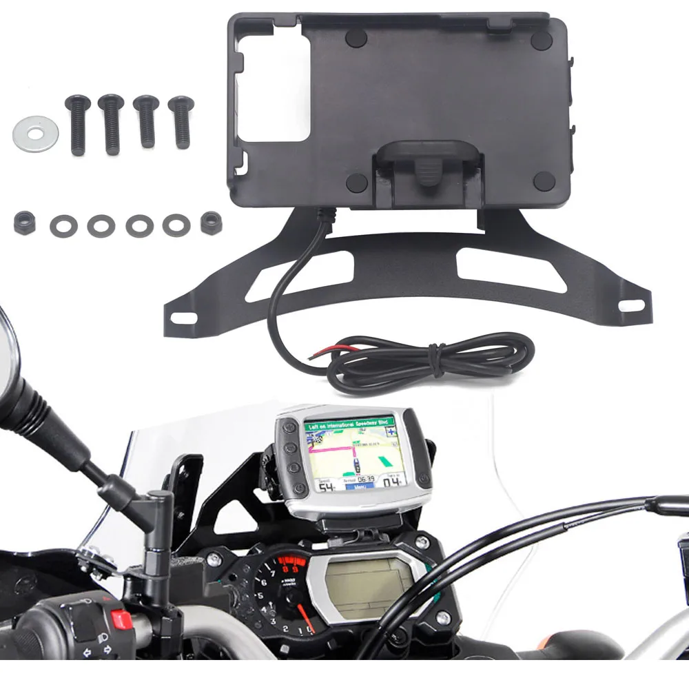 mobile phone Navigation bracket GPS USB phone charging For YAMAHA XT1200Z XT 1200 Z Super Tenere 2011-2016