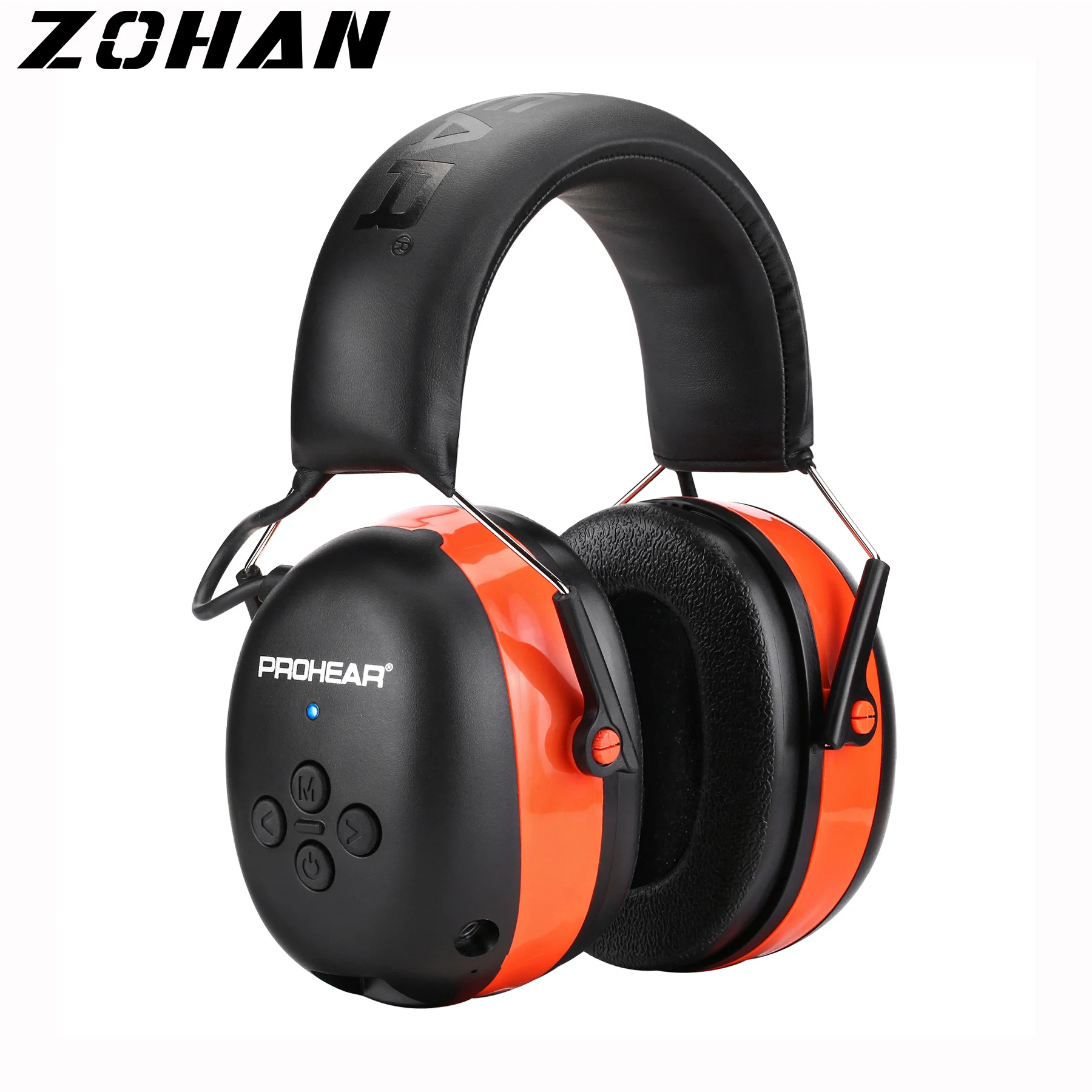 ZOHAN Bluetooth Protective Earmuffs Noise Cancellation Electronic Defender Tactical Shooting Headphones NRR 25db  for Music