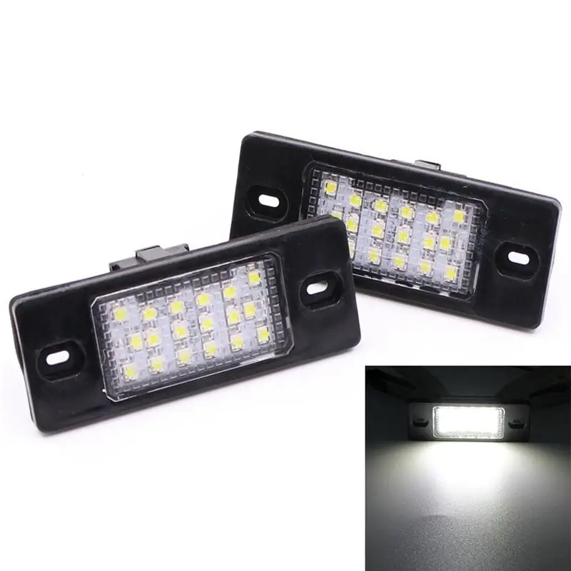 2Pcs Nessun Errore Numero Led Luce Della Targa Per Vw Volkswagen Golf 5 Touring Touareg Tiguan Porsche Cayenne