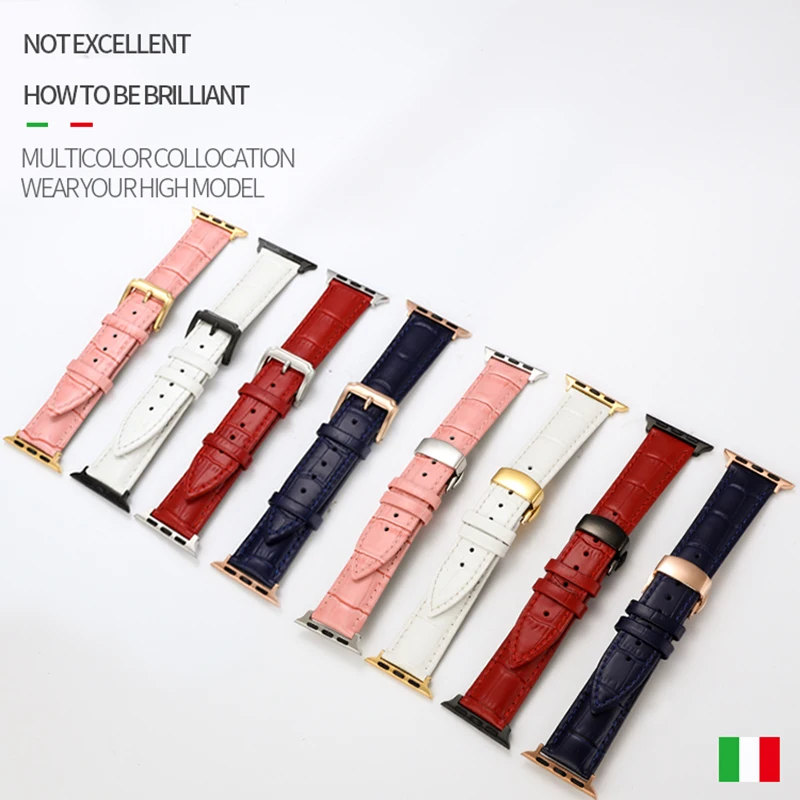 

leather strap for apple watch band 42mm 38mm apple watch band iwatch belt 3/2/1 high quality bracelet bracelet wristbelt