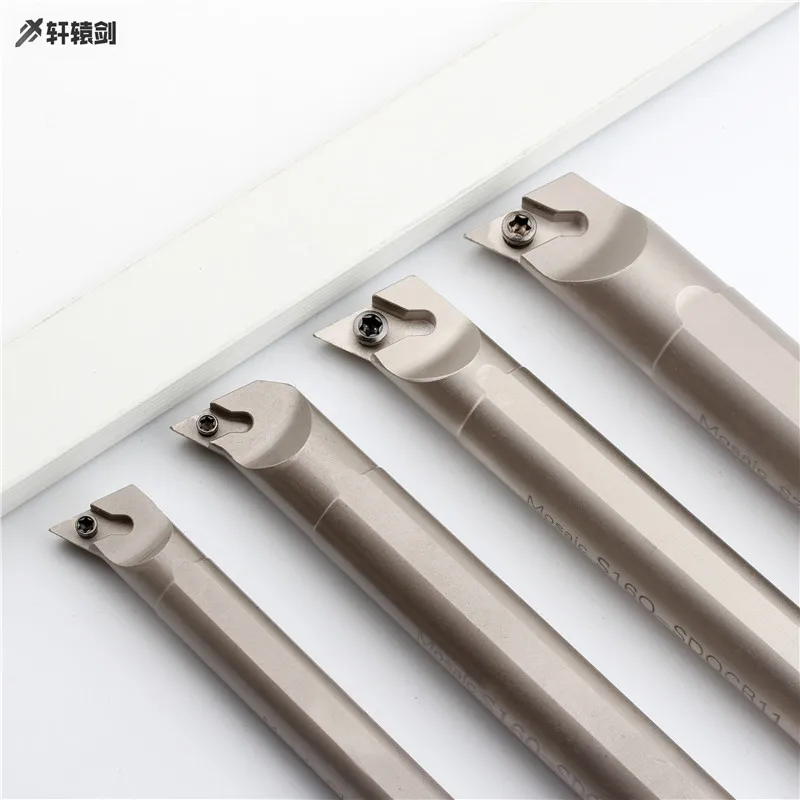 Ferramenta de rotação sdqcr11, suporte interno de cnc para barra de perfuração sdqcl, inserção de metal duro, dcmt, 1 peça