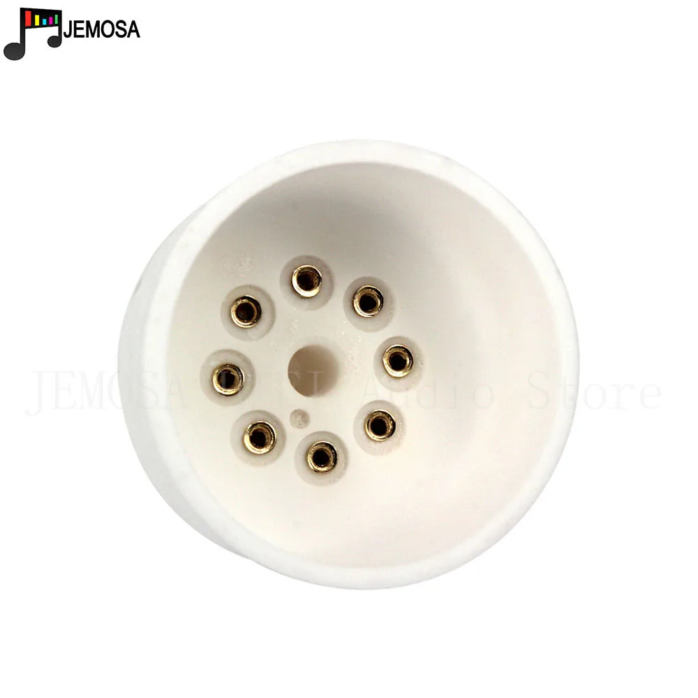 2 قطعة أنبوب سيراميك المقبس 8 دبابيس أنبوب قاعدة السيراميك المقبس EL12 AZ1 AZ11 AZ12 EF12 EZ12 فراغ أنبوب أنبوب الكترون شحن مجاني