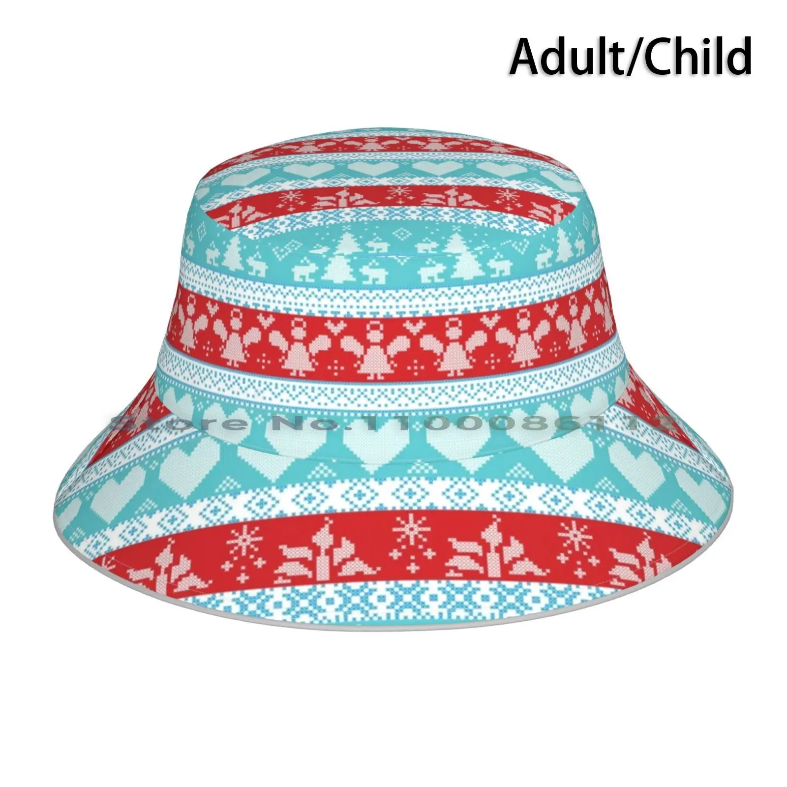 Ukrainian Embroidery Bucket Hat Sun Cap Ukraine Rominan Alaska Usa Canada North America North Poles Flowers Animals Elks Deer