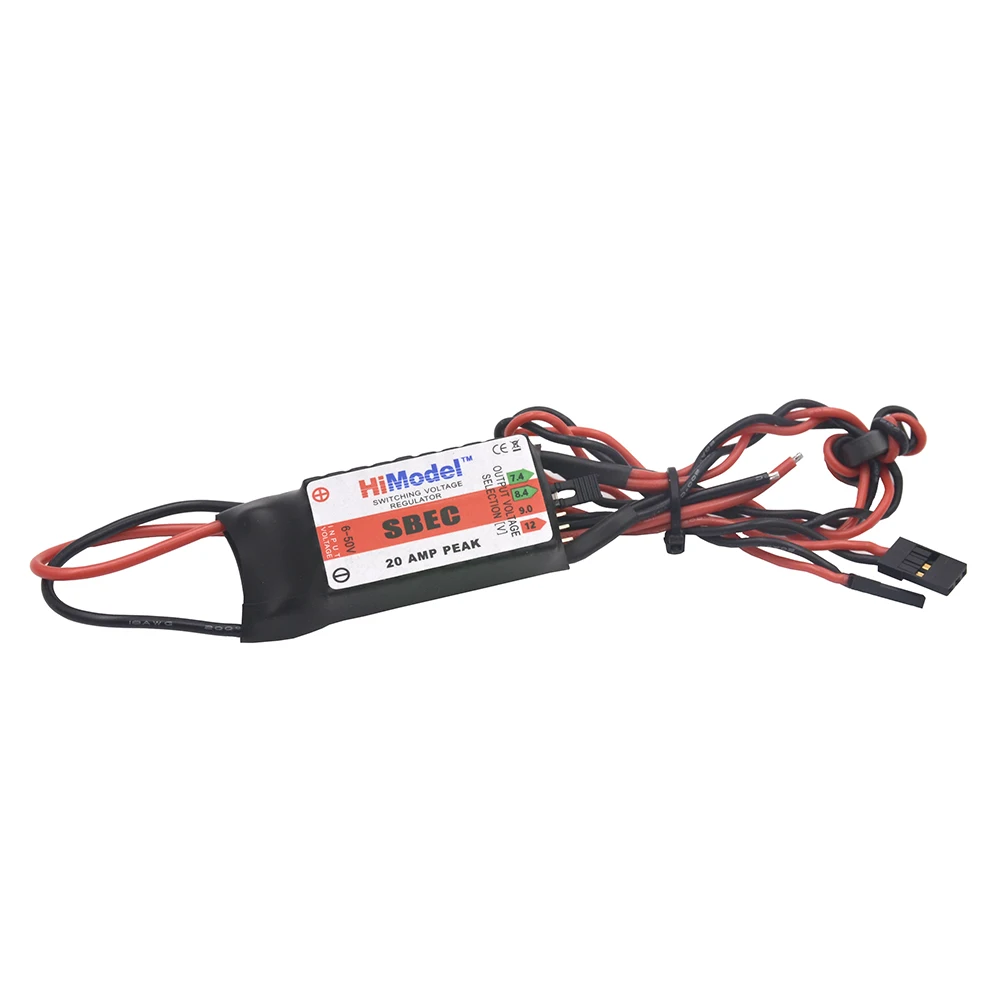 Sochi SBEC UBEC-Tension de commutation 20A, entrée 2-12s, deux lignes, sortie 5.0V/7.4V/8.4V/9V/12V, pour avion RC, voiture, bateau, modèle DIY