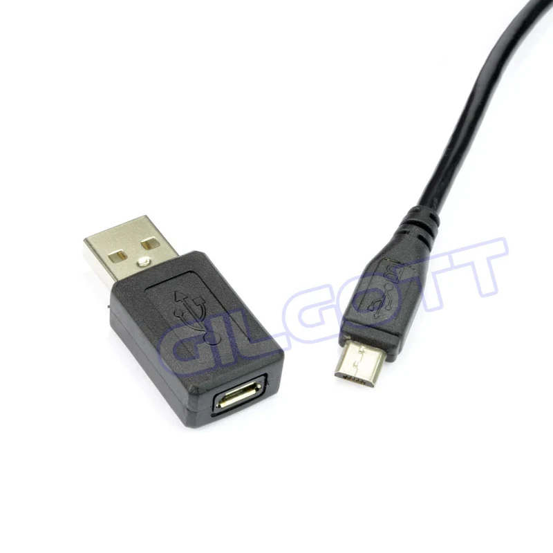 USB Male to Microusb Female OTG Converter Adapter