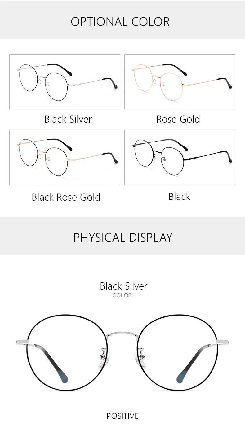 YIMARUILI Ultra Licht Retro β-Titan Runde Brillen Rahmen Myopie Optische Brillen Rahmen Männer Und Frauen 6621X – Detail 5