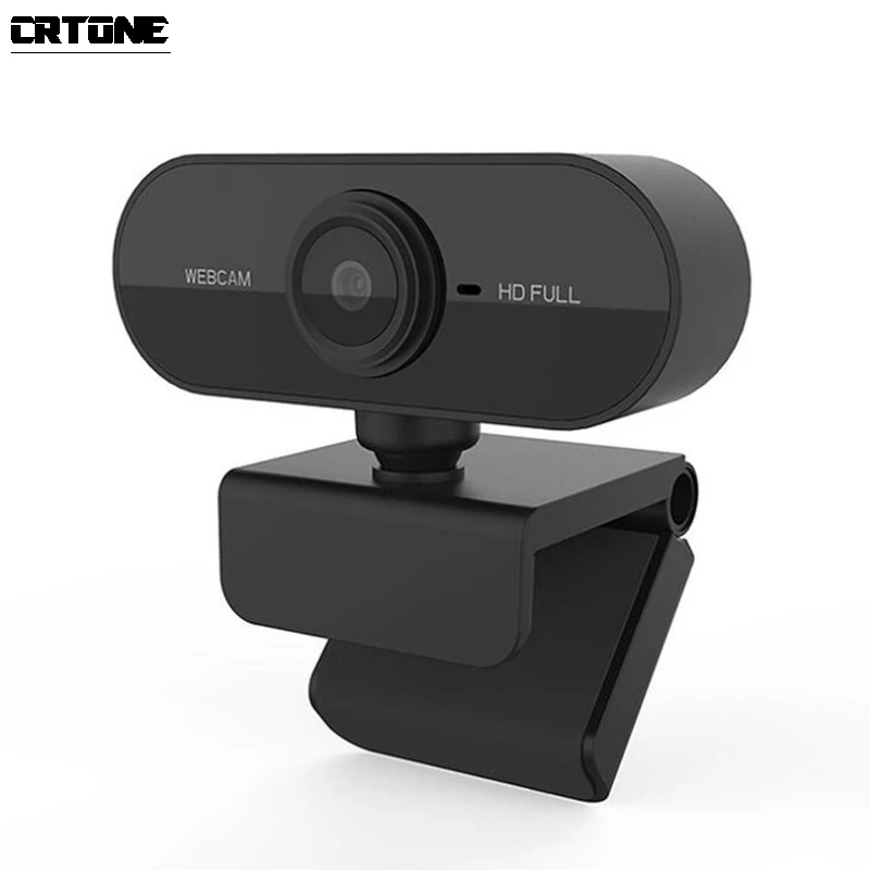 

CRTONE WEB004 USB Webcam Full HD 1080P Web Camera With Noise Cancellation Microphone Skype Streaming Live Camera For Computer