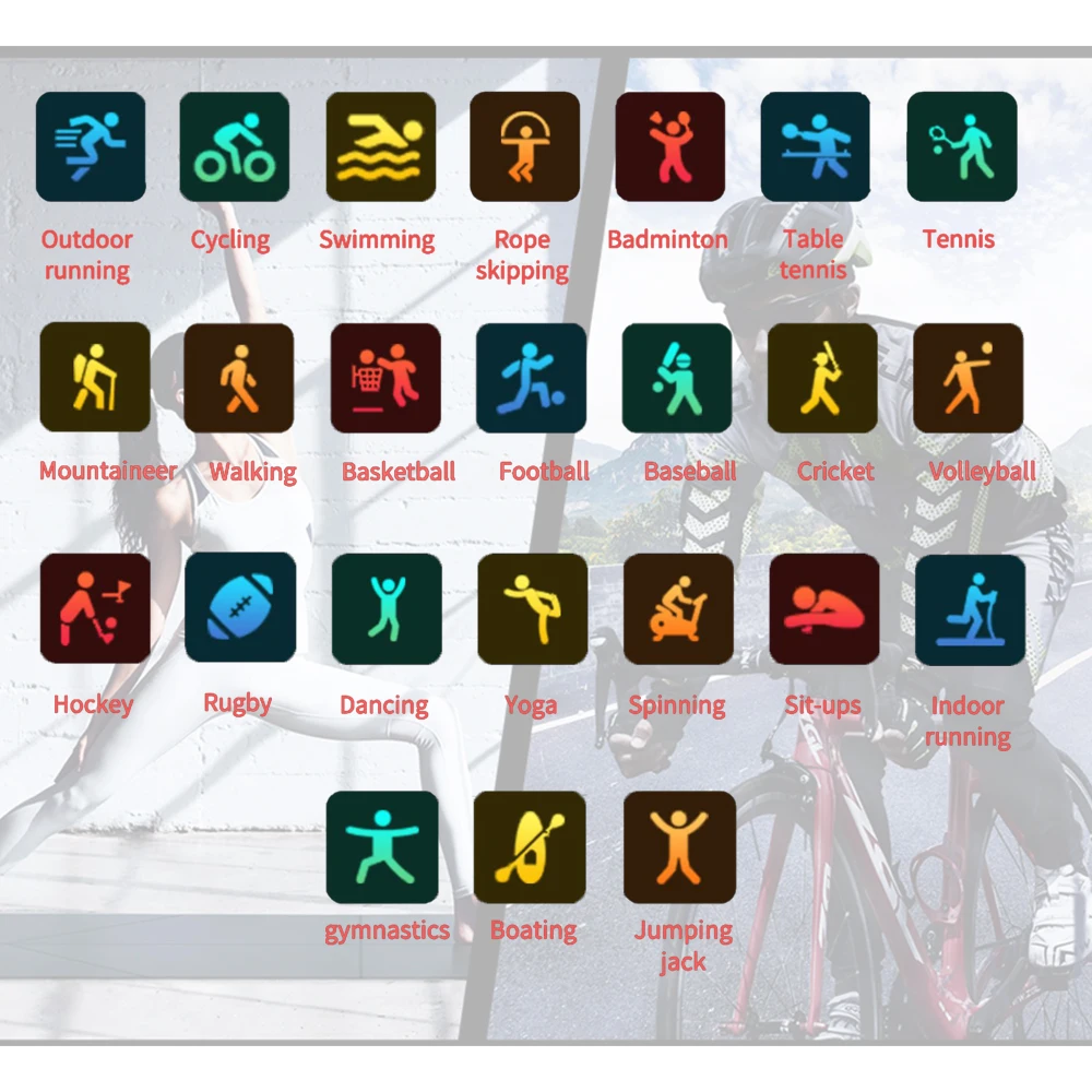 Thông Minh 1.7 Inch Đồng Hồ Nam Nữ Bluetooth Smartwatch Tùy Chỉnh Giấy Dán Tường Mult Thể Thao Theo Dõi Q26 Dành Cho Android IOS Đồng Hồ Nữ