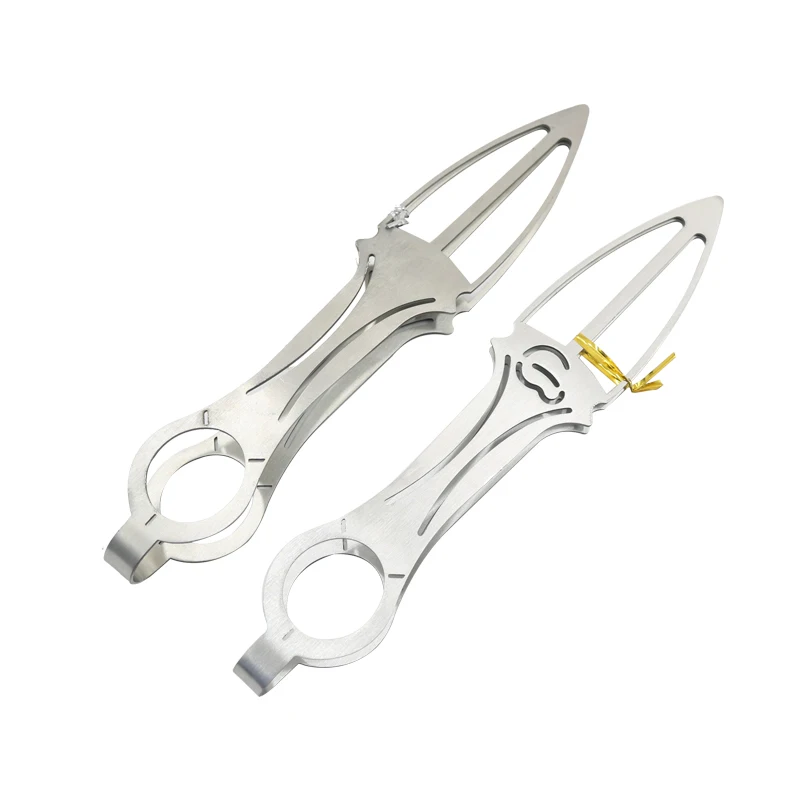 1PC Stainless Steel Shisha Hookah Tongs Tweezers Clamp Charcoal 235MM Narguile Chicha Metal Tong Gadget Accessories