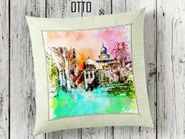 Otto 3d Pillow decorate