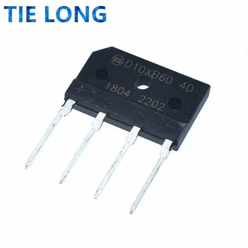 10PCS D10XB60 bridge rectifier 10A 600V D10 XB60 new and original IC