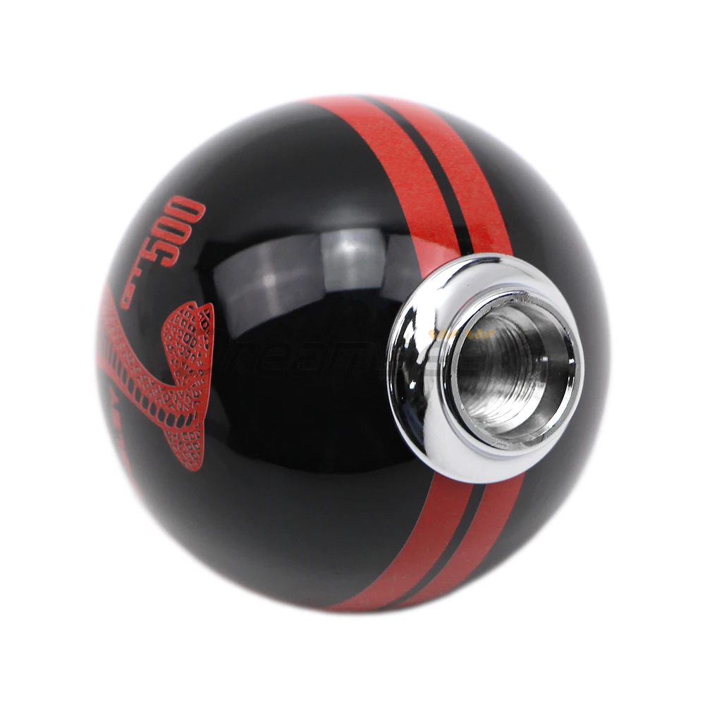 Gear Shift Knob 6 Speed for Ford Mustang Cobra Logo Universal Manual Handle Ball Replacement