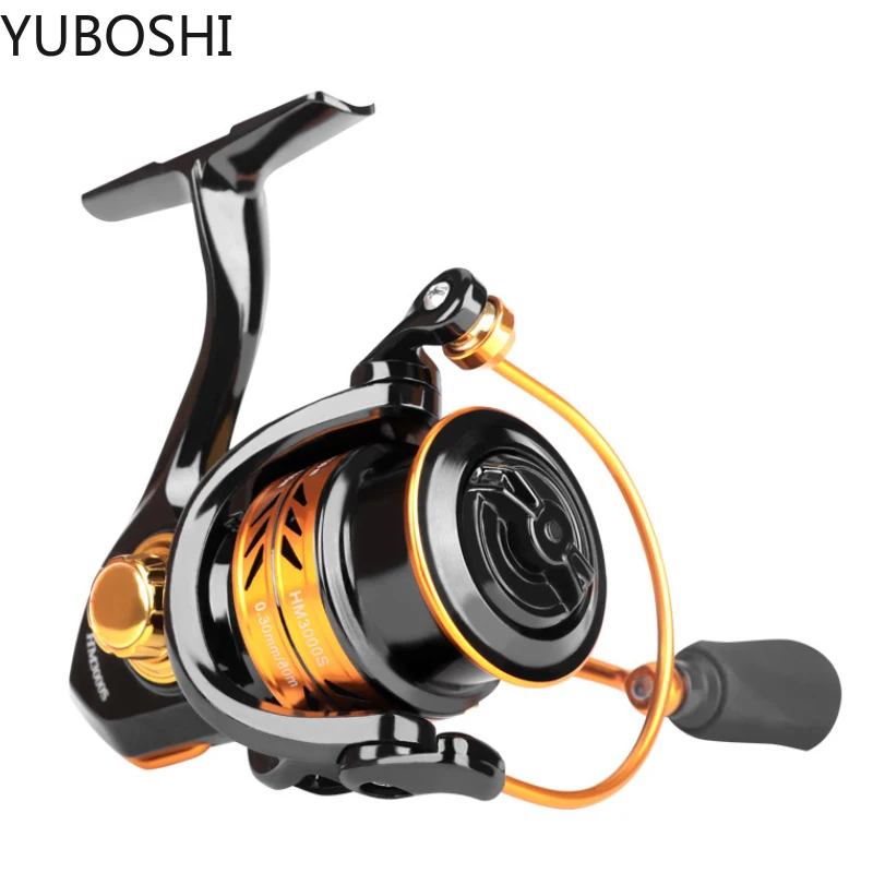 

YUBOSHI High Quality Metal Spool Fishing Reel 4+1 Ball Bearings Spinning Reel Carp Fishing Reels For Saltwater