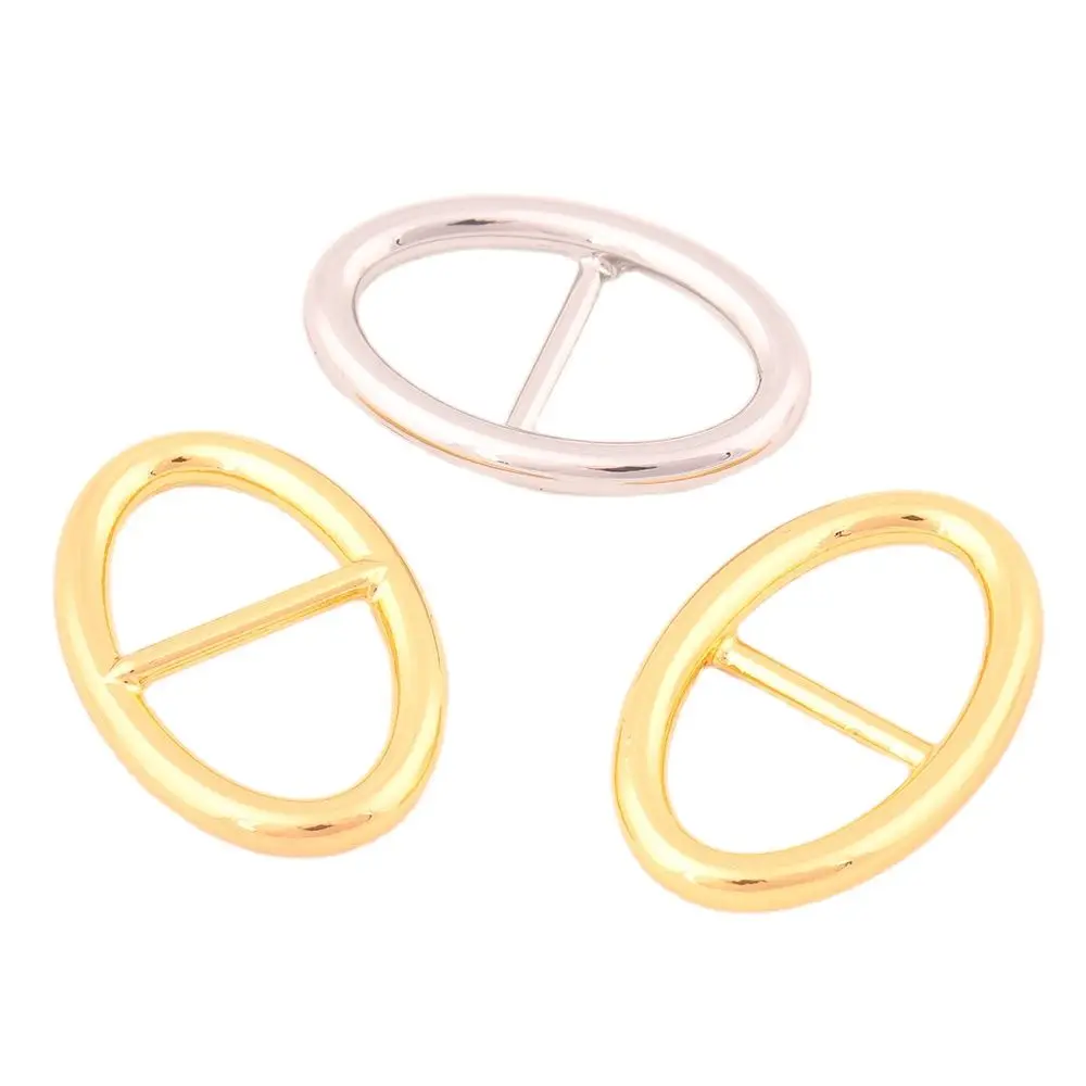 17mm(2/3inch) Tri-Glide Slider Adjust Metal Oval Buckles for Backpack Web Strap DIY Bag Belt LeatherCraft Accessory Handmade