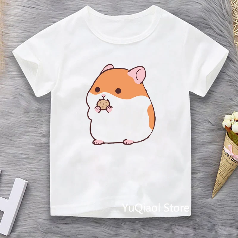 

Lovely Hamster/Fox/Unicorn/Bear/Pig/Tiger/Leopard Animals Print Children's T-Shirts Boys Girls Clothes Summer Top Kids Tshirt