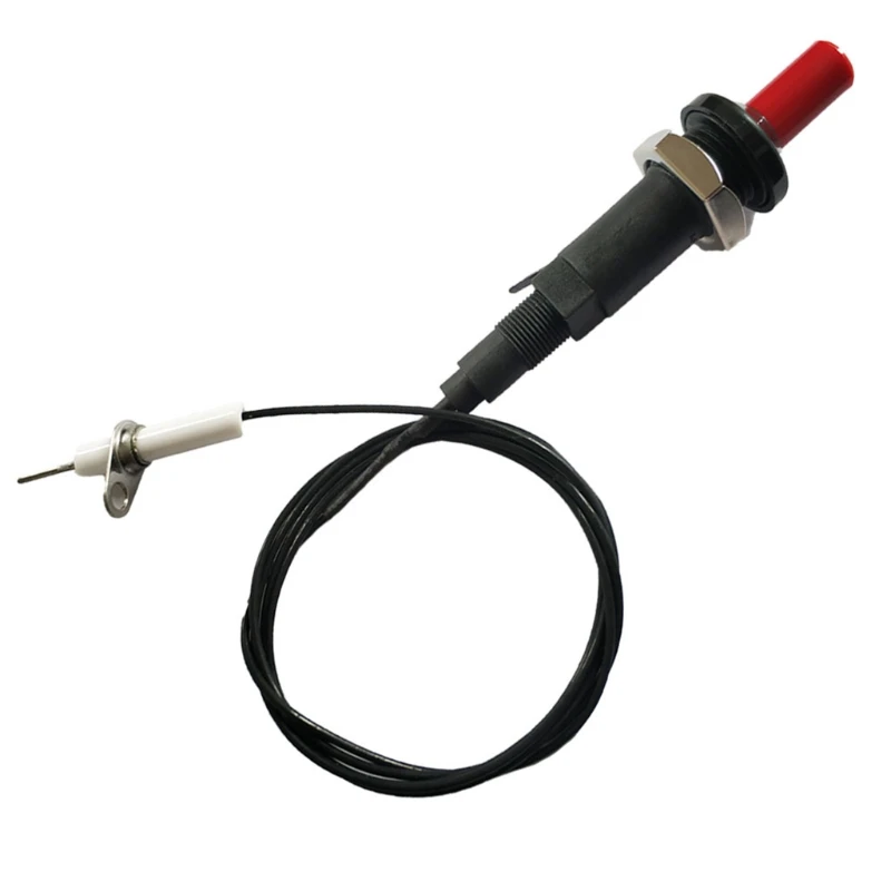 2024 New Piezo Spark Ignition Set with Cable 1000mm Long Push Button Kitchen Lighters Barbecue Igniter for Gas Fireplace