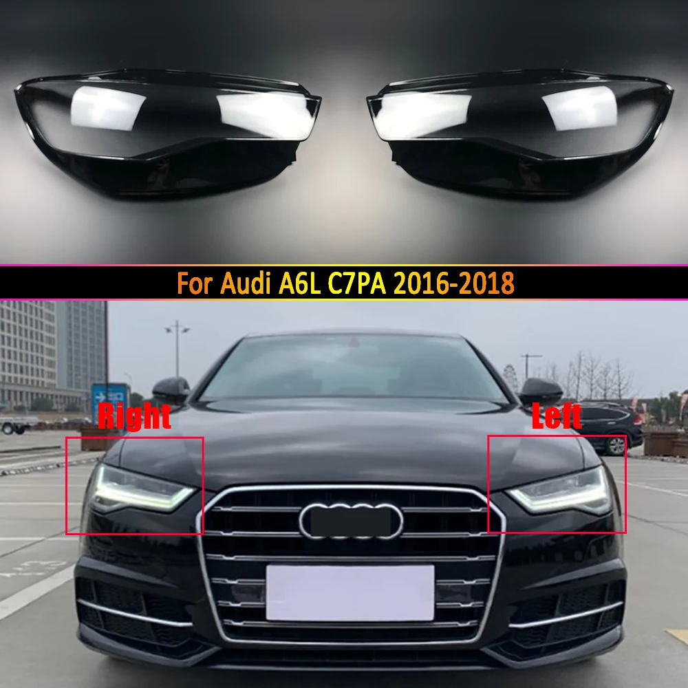 

Headlight Transparent Cover Lampshade Headlamp Shell Lens Headlight Glass Lamp Shell Glass For Audi A6L C7PA 2016 2017 2018