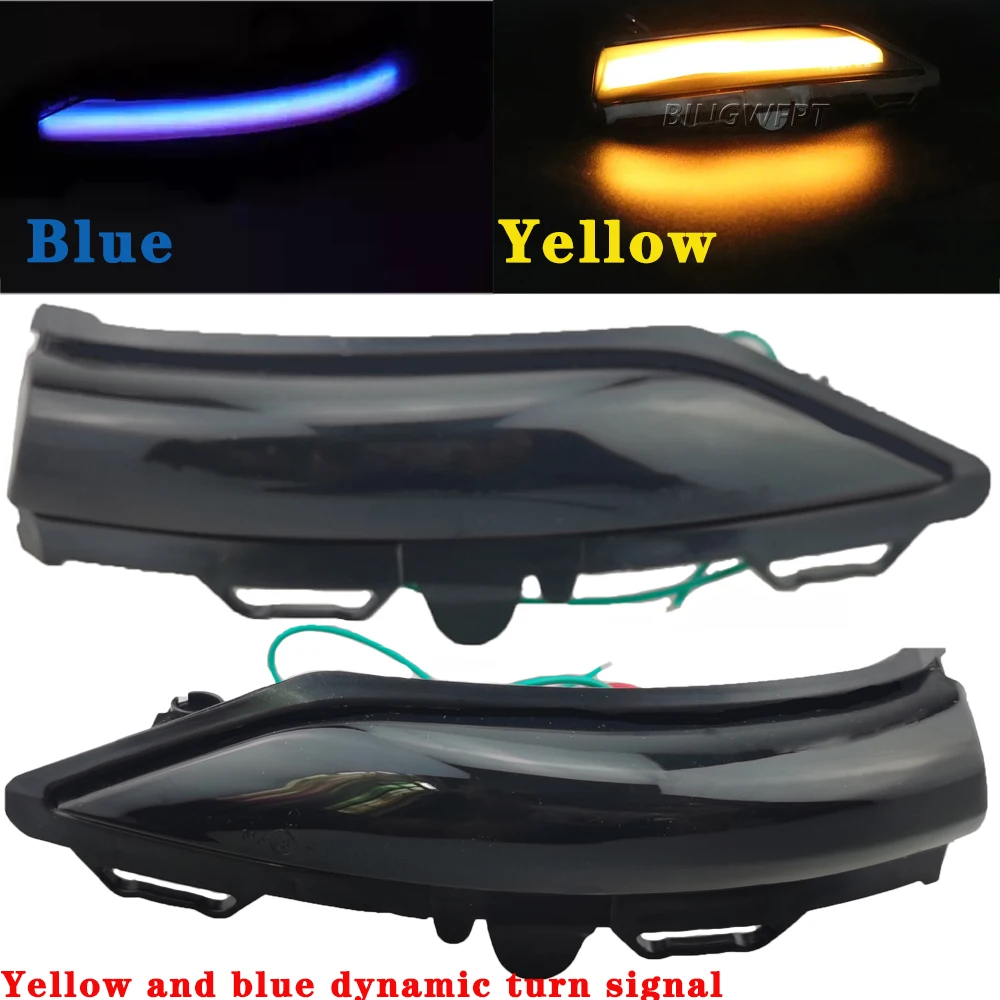 For Ford Fiesta ST Line MK8 2018-19 Side Rearview Mirror Dynamic Indicator Blinker Lamp Flasher LED Turn Signal Sequential Light