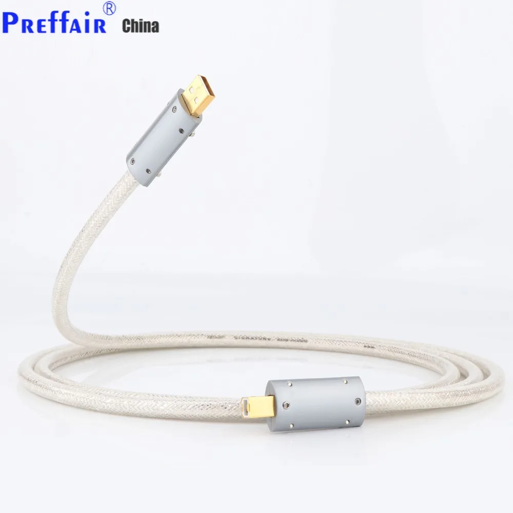 

QED OCC Silver Plated USB A to B DAC Cable Data HIFI USB Cable DAC Hi-End USB Hifi Cable