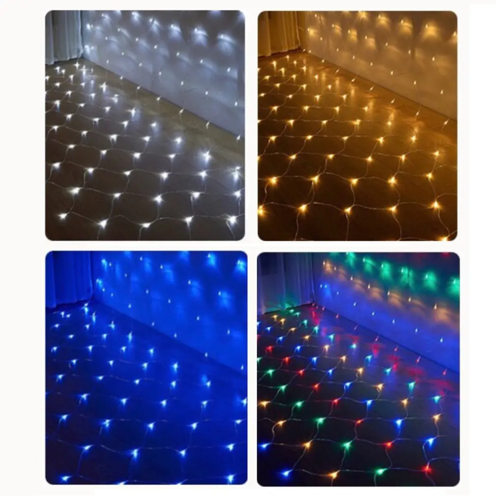 LED Light Net Mesh String Light Christmas Lights Outdoor Waterproof Christmas Wedding Party Holiday Decor