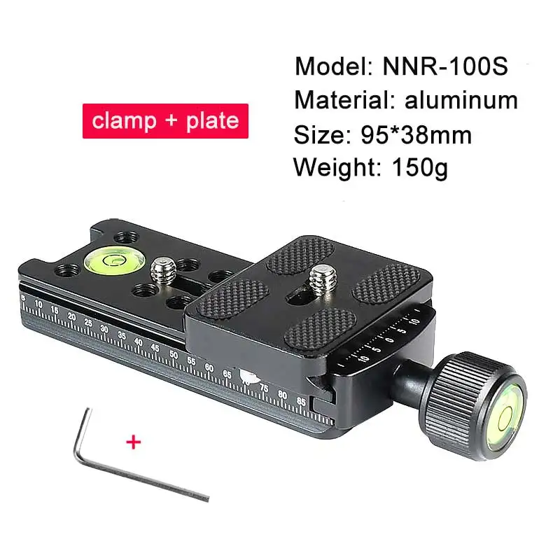 슬라이드 레일 CameraTripod 퀵 릴리스 클램프 마운트 어댑터 Dslr 지원 플레이트 사진 액세서리 Arca Swiss