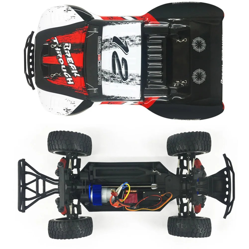 1:10 High Speed Off Road Climbing 4WD 2.4G RC Racing Car Budget Short Course Truck RTR Knight KEYIGE HG-101