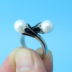 925 Sterling Silver Daenerys Ring Pearls Ring Cosplay Prop Women Gift Jewelry