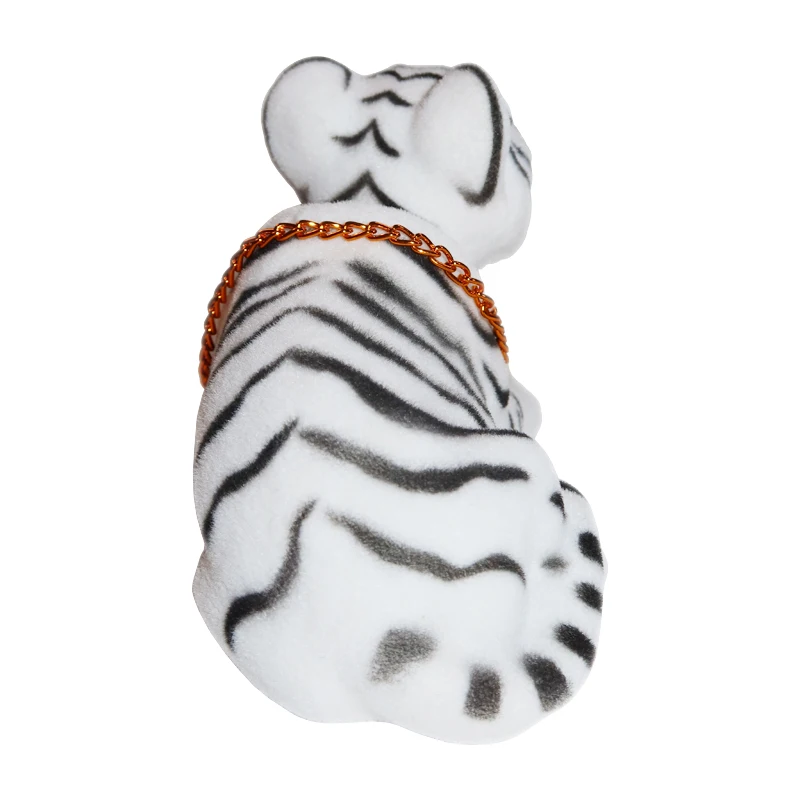 Resin Car Doll Shake Head Tiger Decoration Auto Center Console Decoration Cute Creative Gift Tabletop Ornament Car Accessories