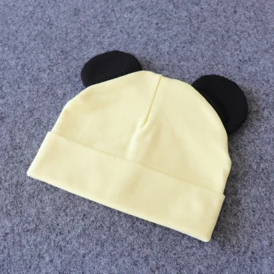 Soft Newborn Hat Baby Beanie Cotton Infant Bonnet Baby Cap for Girls Boys Kids Hats Newborn Photography Props Accessories 0-12M