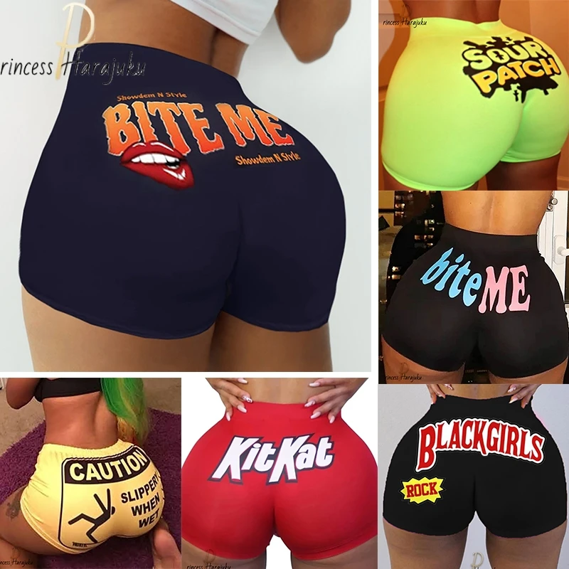 2021 New Women Shorts Summer Silky Slim Short High Waisted Casual Color Hot Femme Shorts Fashion Clothes Plus Size Shorts