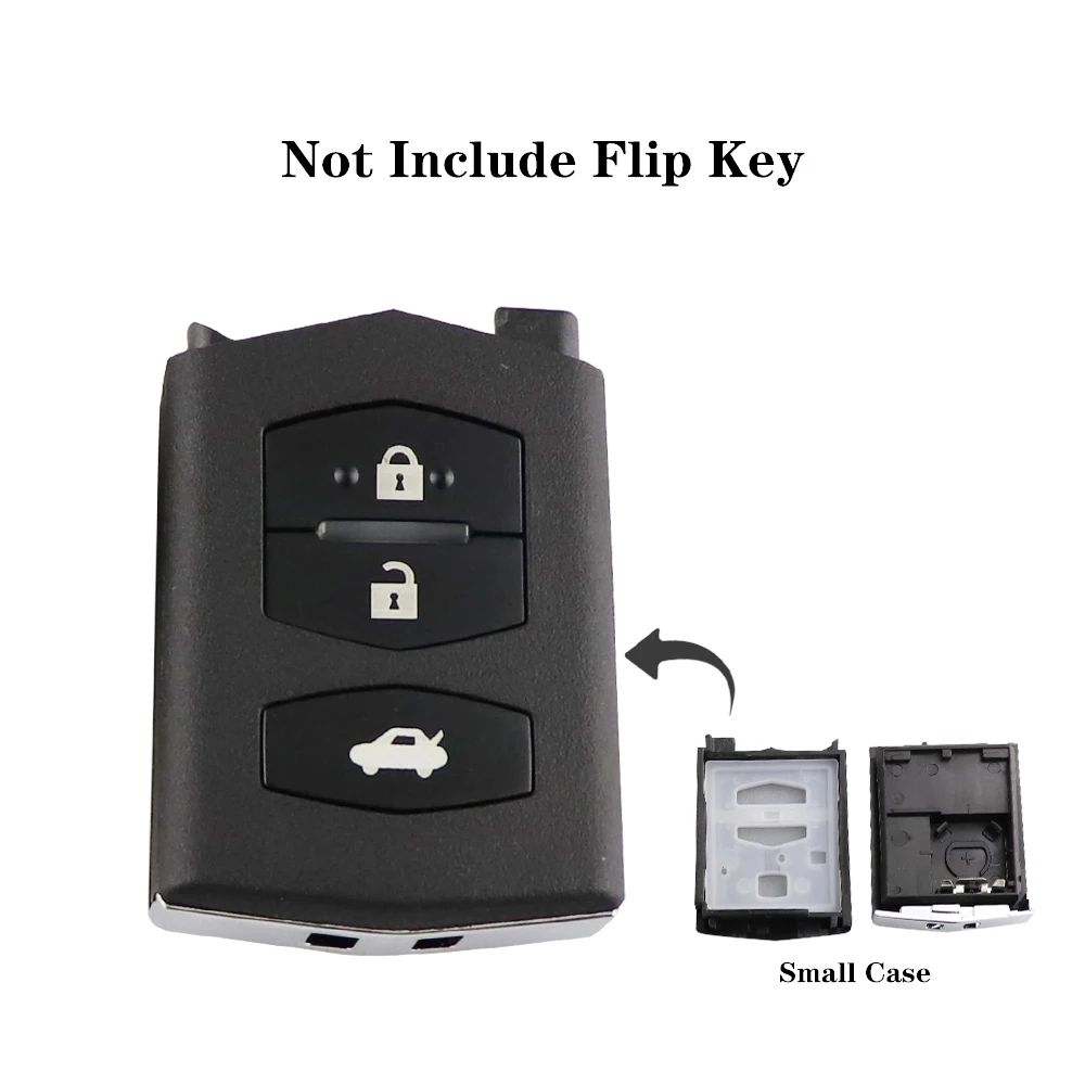 YIQIXIN 2/3 Taste Klapp Flip Auto Schlüssel Shell Fob Fall Mit Uncut Klinge Für Mazda 2 3 5 6 RX8 MX5 M6 CX5 Fernbedienung Schlüssel Shell