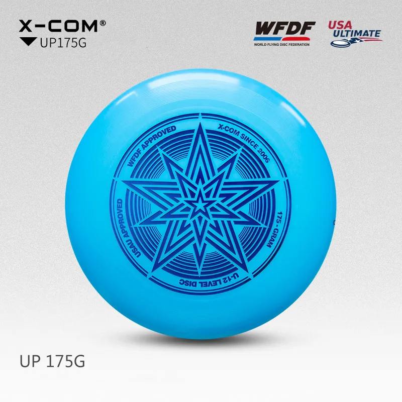 X-COM Professional Ultimate Flying Disc Certified by WFDF 175g 4 Colors With Storage Bag