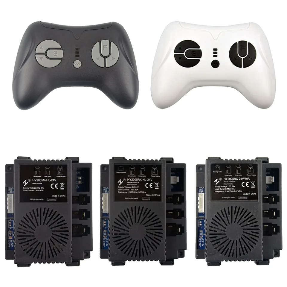 Receptor Y Mando A Distancia 2.4GHz Para Coche Eléctrico Infantil 24V – Control De Velocidad Con Arranque Suave