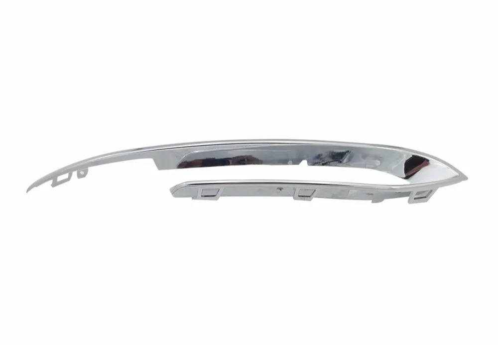 1 Pcs Chrome Front Fog Light Lamp Molding Garnish Cover Trim Right Passenger Side For BMW 5SERIES F10 F18 2014-2015