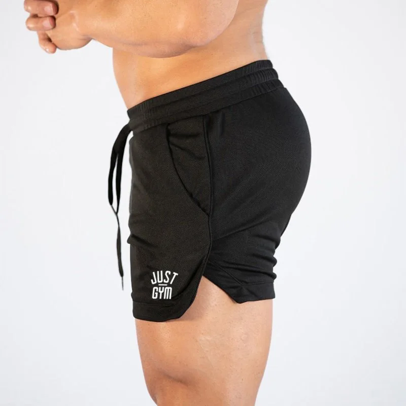 Shorts de musculation en maille à séchage rapide pour hommes, pantalons courts de plage, été décontracté survêtement