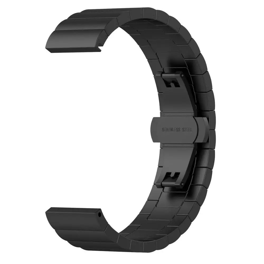 Metal stainless steel Strap Band For Fossil Gen 5 Carlyle HR / Julianna / Garrett / Fossil Hybrid Smartwatch Bracelet Watchband