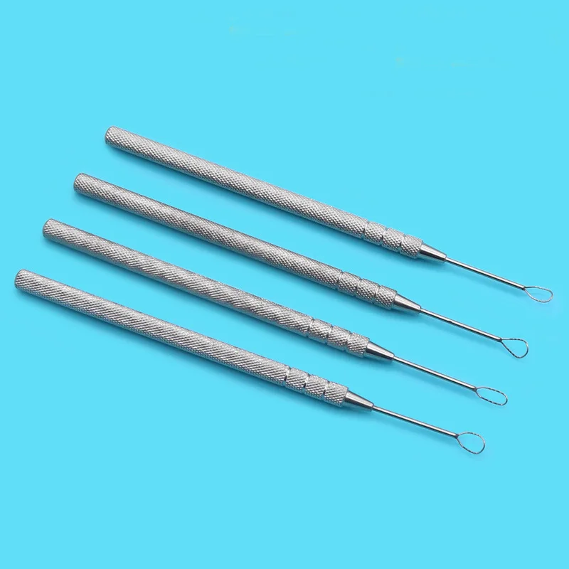 Stainless steel ophthalmic crystal wire ring rod-shaped ophthalmic instrument tool rod-shaped snare