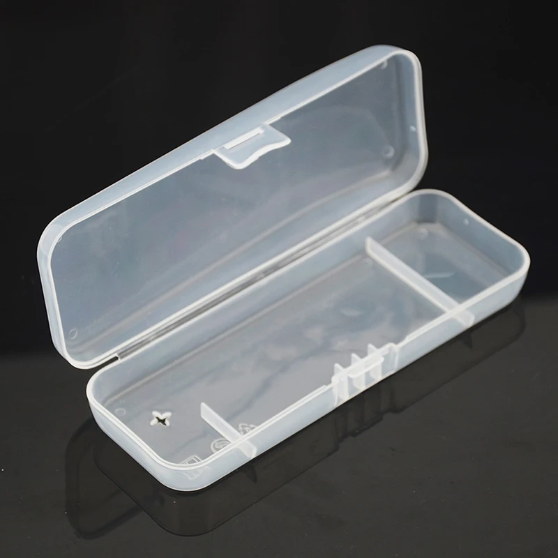 Men Universal Shaver Storage Box Handle Box Full Transparent Plastic Case Razor Boxs Eco-Friendly PP Shaving Box high Quality