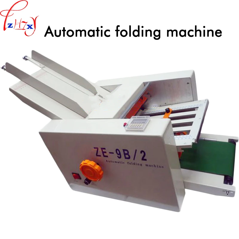 

1PC Desktop Folding Machine Automatic Folding Paper Machine Instruction Sheet Folding Machine ZE-9B/2 Folding Machine 110/220V