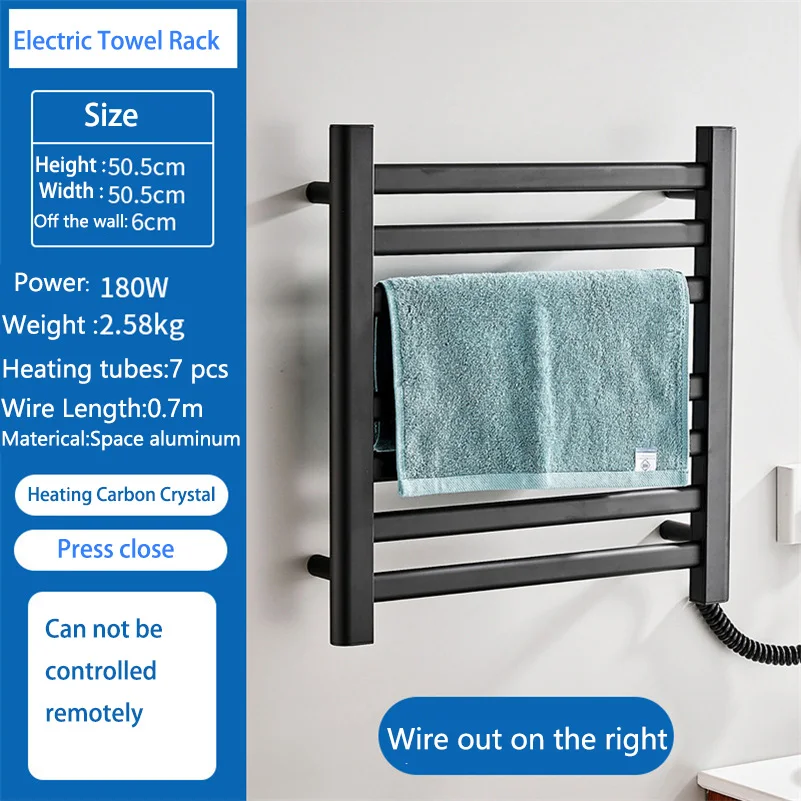 加熱可能な電気ホットタオルラック,加熱可能なバスルームアクセサリー,アルミニウムタオル,mj04