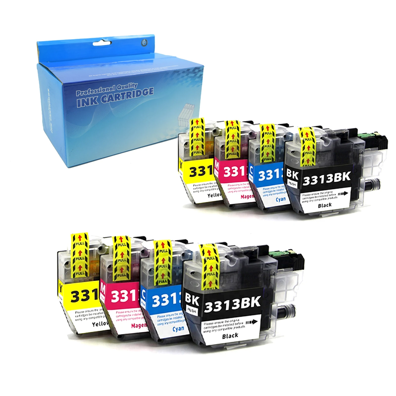 

Ink Cartridge Lc3313 Lc3313XL Compatible For Brother DCP-J772DW/MFC-J491DW/MFC-J890DW Printer （2set）