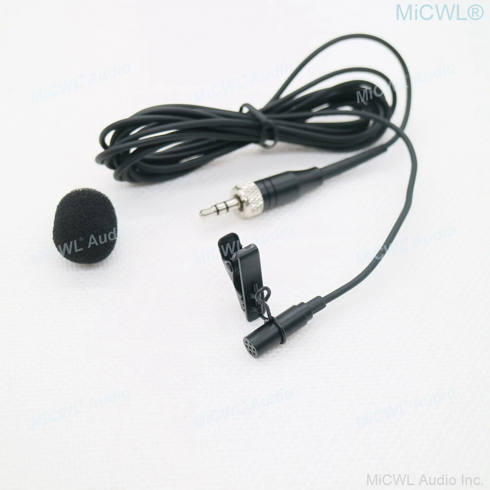 MKE Tie Clip Lavalier Microphone for Sennheiser G2 G3 G4 Wireless Omnidirectional Microfone Lapel System Metal 3.5mm Stereo Lock